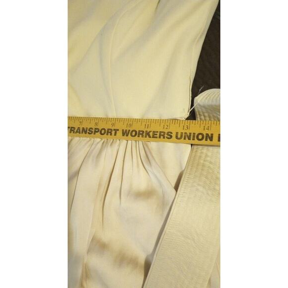 White By Vera Wang Dress Strapless W/Pockets Champagne Sz 2 Wedding Gown Prom - Picture 13 of 13